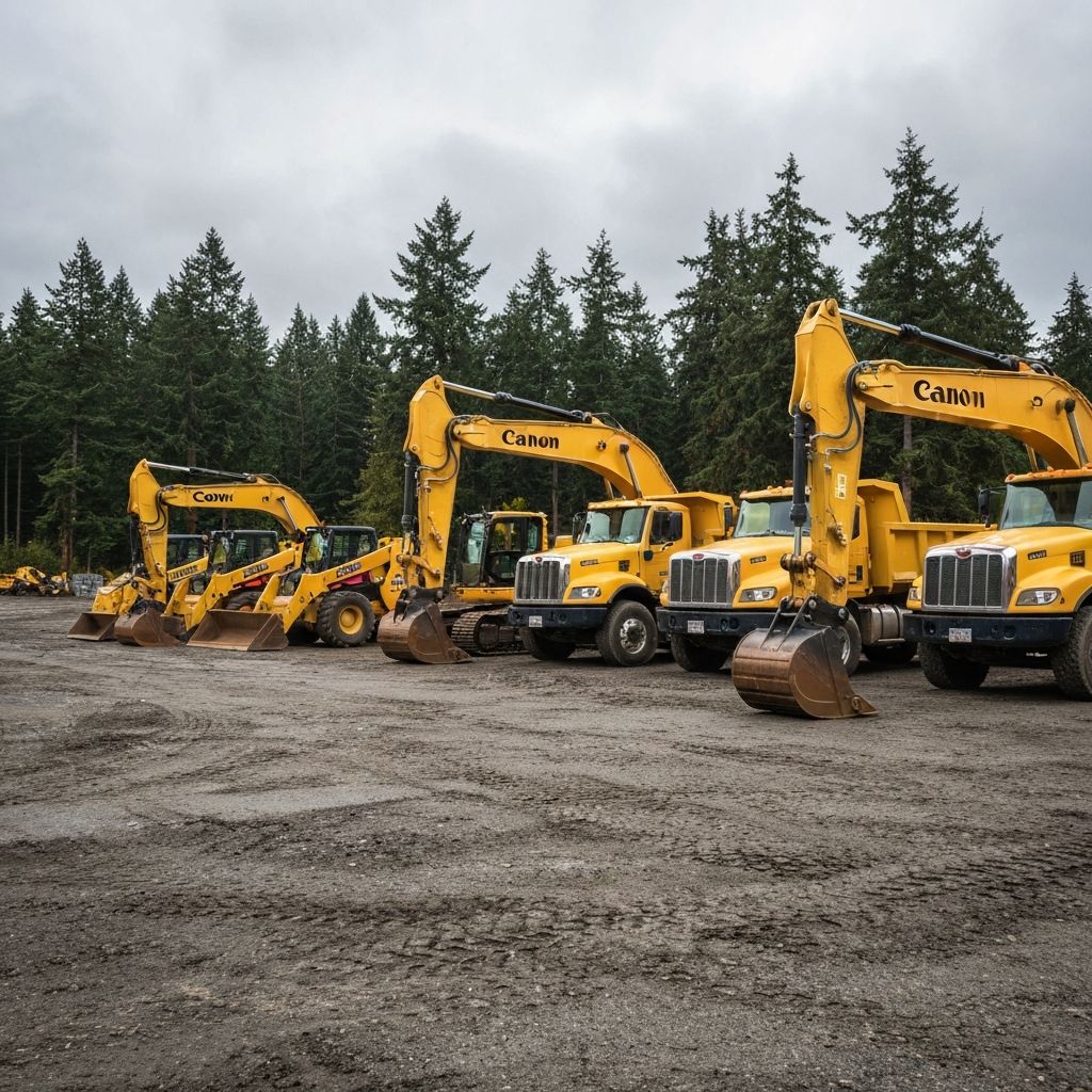 JDM Groundworks equipment fleet